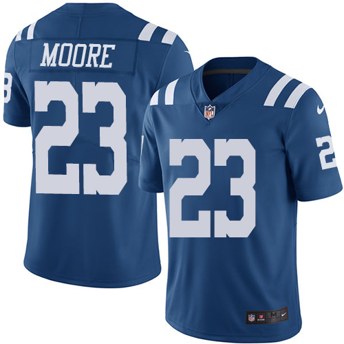 Indianapolis Colts #23 Limited Kenny Moore Royal Blue Nike NFL Youth Rush Vapor Untouchable Jersey